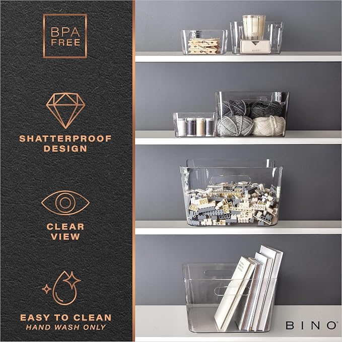 BINO | Plastic Organizer Bins, Large - Image 7