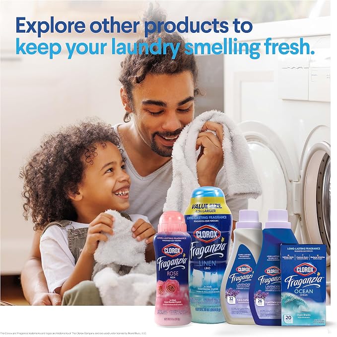 Clorox Fraganzia Laundry Scent Booster Crystals in Linen Scent - Image 7