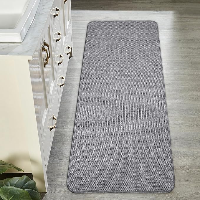 Bath Mat, Ultra Thin Bathroom Runner Rugs, Large Bath Mats by BosapDirect