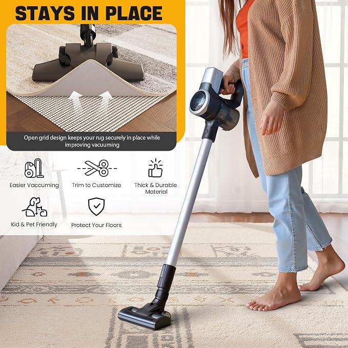 Non-Slip Rug Pad Gripper 3x10 Feet, Anti Skid Mat - Image 5