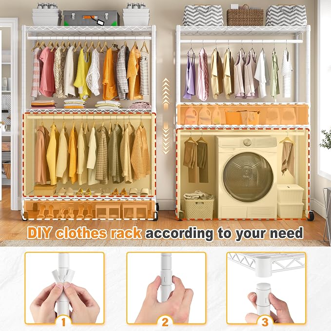 Raybee Heavy Duty Clothes Rack - Image 8