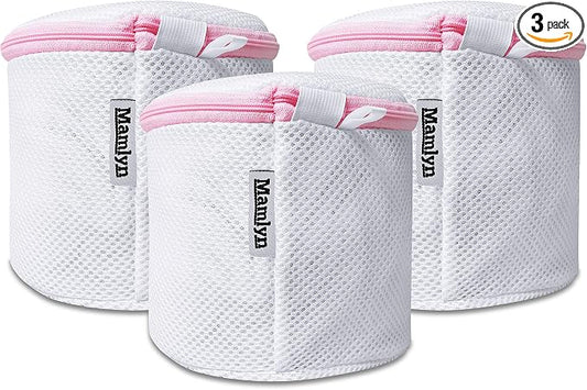 Mesh Bra Bags for Washing Machine, Lingerie wash Bags for Laundry by Mamlyn