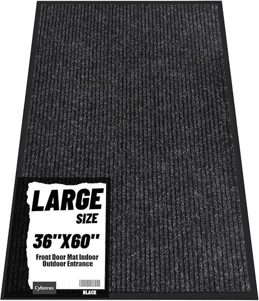 Front Door Mat Indoor Outdoor Entrance, TPR Backing Non-Slip Doormats, Low by Unknown
