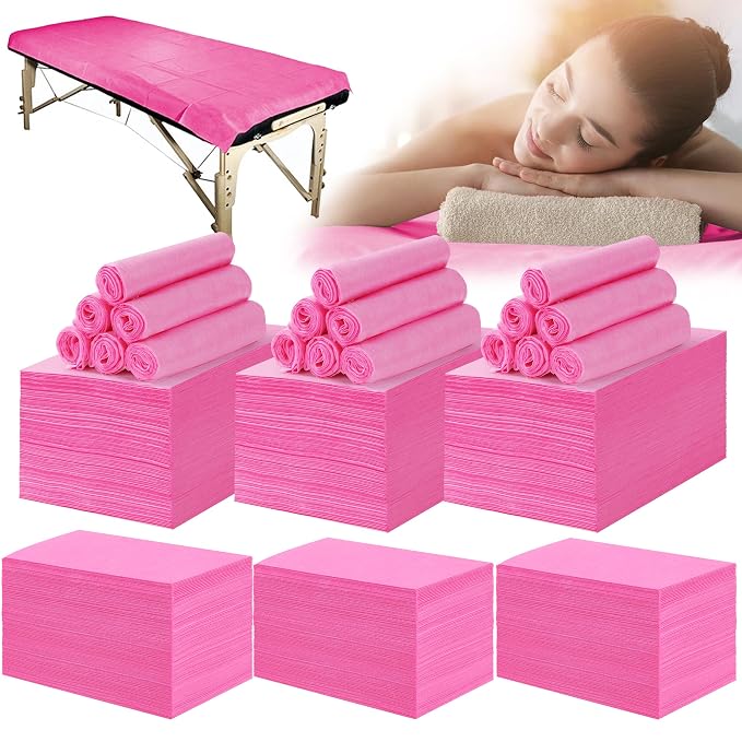 600 Pcs Disposable Bed Sheets 31" x 71" Massage Table Sheets Non Woven Fabric by XATUMO