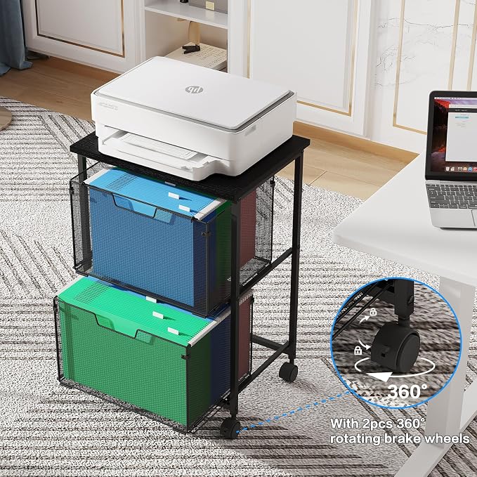 Letter/Legal Rolling File Cart - Image 8