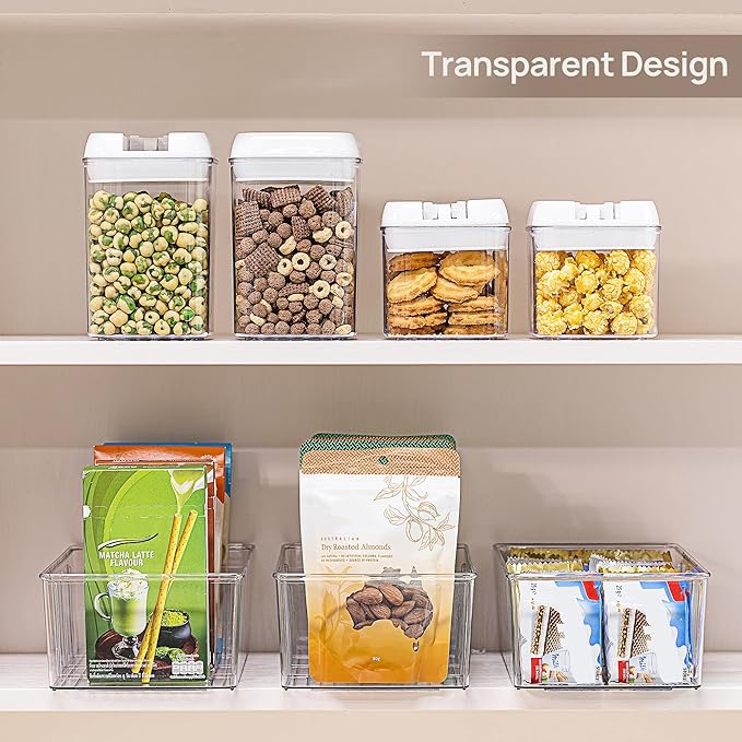 Vtopmart 8 Pack Food Storage Organizer Bins, Cabinet Organization and Storage - Image 4
