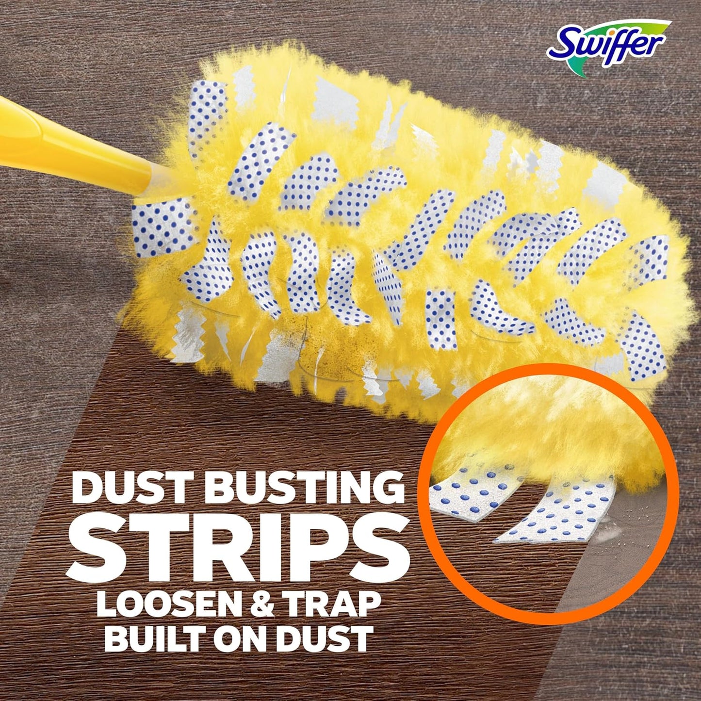 Swiffer Dusters Heavy Duty Multi-Surface Duster Refills for Cleaning, Unscented, 11 Count