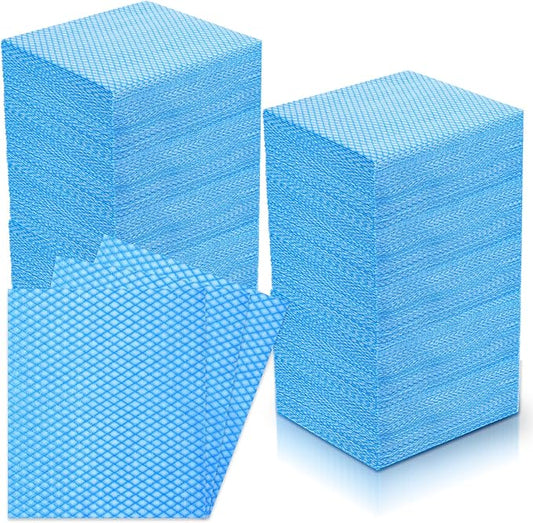 JIEYAO 300 Pcs Disposable Dish Cloths, Non-Woven Cleaning Towels Reusable by Unknown