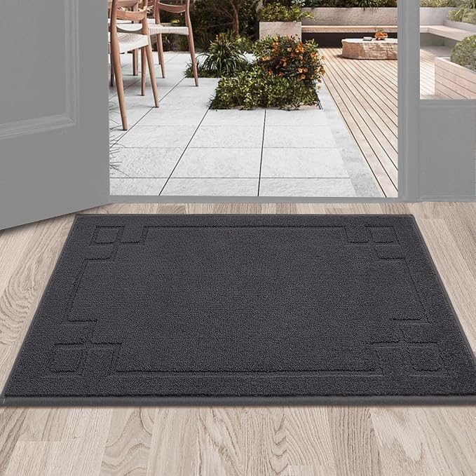 BEQHAUSE Door Mat 24" x 36", Non-Slip Door Mats Indoor Entryway Rugs Washable - Image 8