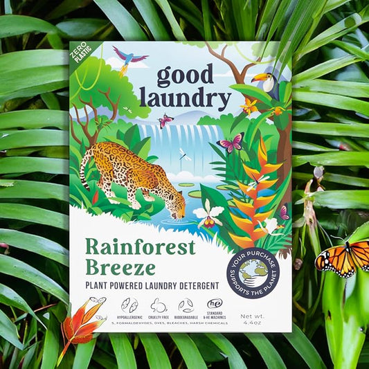 Good Laundry Rainforest Breeze Detergent Sheets, & Dryer Sheet Bundle - Image 2
