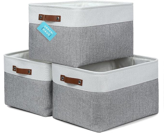 OrganiHaus Extra Large Fabric Storage Baskets by OrganiHaus
