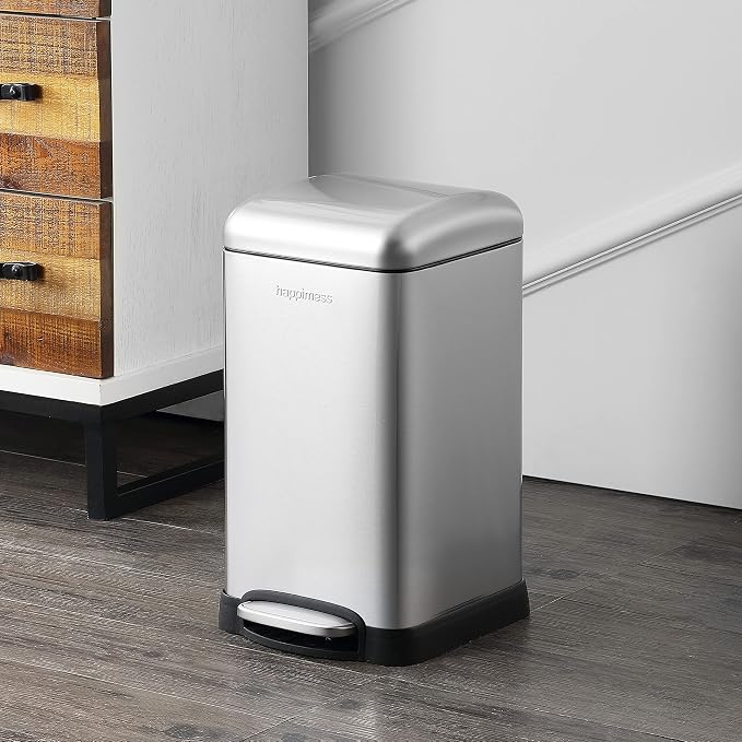 happimess HPM1012A Betty Retro Mini 3.2-Gallon Step-Open Trash Can - Image 2