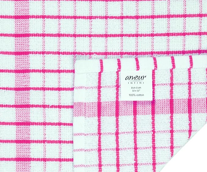 AMOUR INFINI Kitchen Dish Cloths Set of 8 - Image 7
