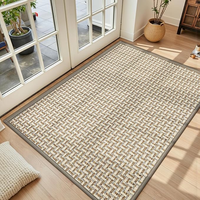 LEKEEPGO Door Mat Indoor Entrance 36"x59", Absorbent Indoor Door Mat Large by LEKEEPGO