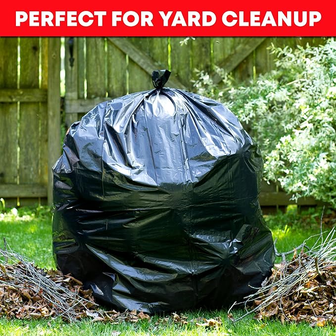 30-33 Gallon Trash Bags Heavy Duty, Large Black Trash Bags 30 Gallon - Image 5