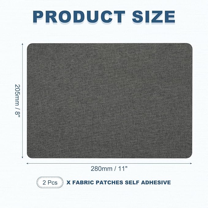 PATIKIL 8x11 Inch Linen Repair Patches - Image 2