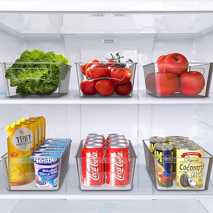 Simple Houseware Kitchen Can Organizer Clear Bin - Image 3