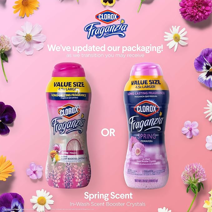 Clorox Fraganzia Laundry Scent Booster Crystals in Spring Scent - Image 2