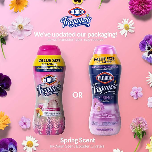 Clorox Fraganzia Laundry Scent Booster Crystals in Spring Scent - Image 2
