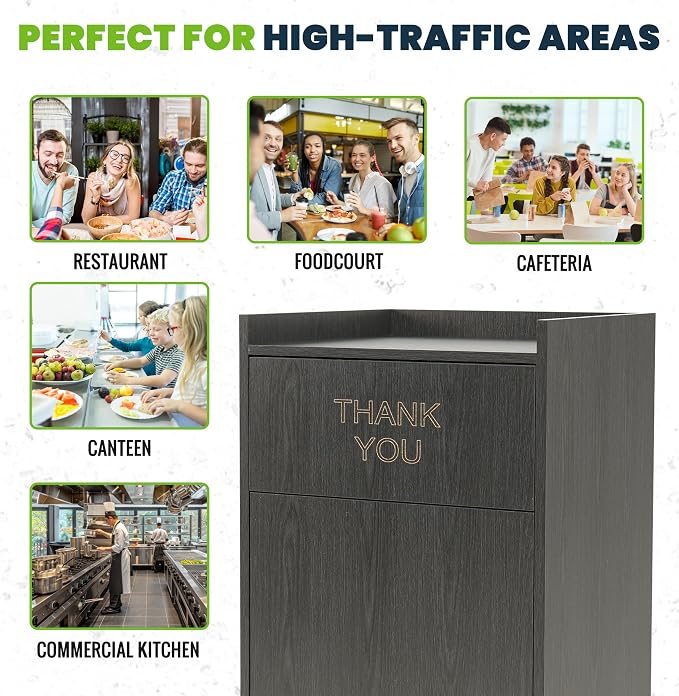 Alpine Restaurant Trash Can Cabinet - Image 9