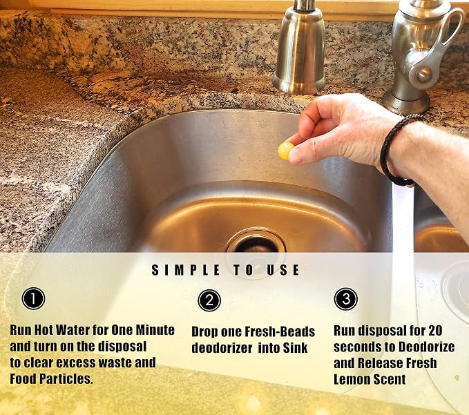 60-Count Sink Garbage Disposal and Drain Cleaner Pods, Freshener & Deodorizer - Image 4