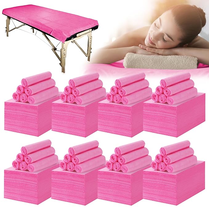 800 Pcs Disposable Bed Sheets 31" x 71" Massage Table Sheets Non Woven Fabric by XATUMO