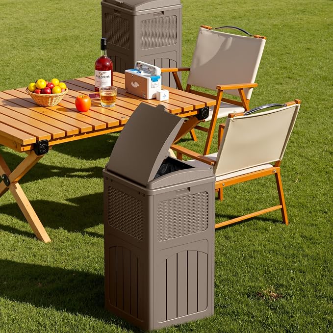 Devoko 33 Gallon Outdoor Trash Can - Image 4