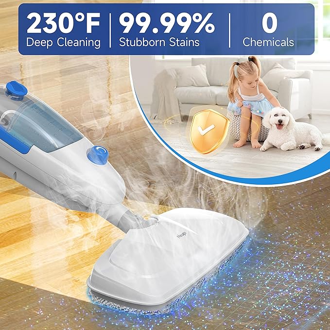 Steam Mop for Hardwood Floor Cleaning, Floor Steamer Cleaner Lightweight for - Image 2