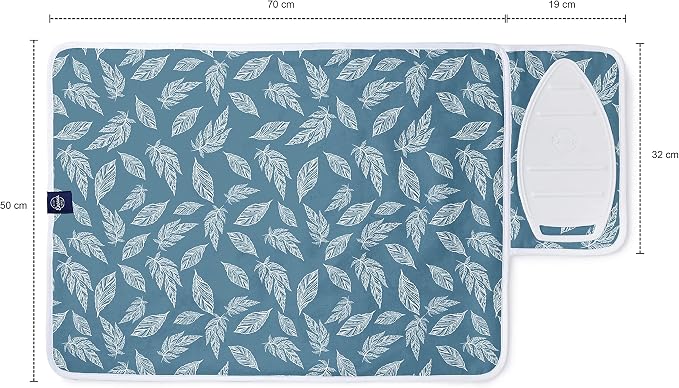 Encasa XO Ironing Mat/Pad with 3mm Padding & Silicone Iron Rest - Image 5