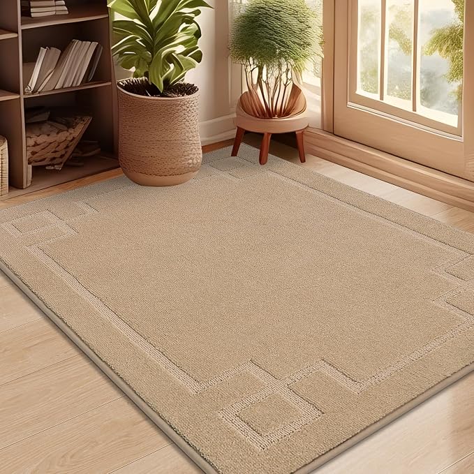 BEQHAUSE Door Mat 32" x 48", Non-Slip Door Mats Indoor Entryway Rugs Washable by BEQHAUSE