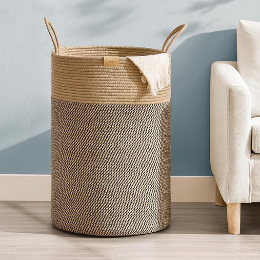 Laundry Hamper 75L, Large Laundry Basket by Nunsino