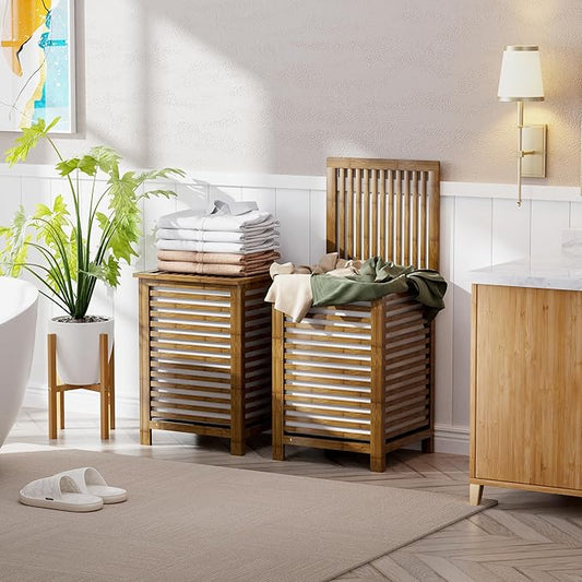 SMIBUY Double Laundry Hamper - Image 2