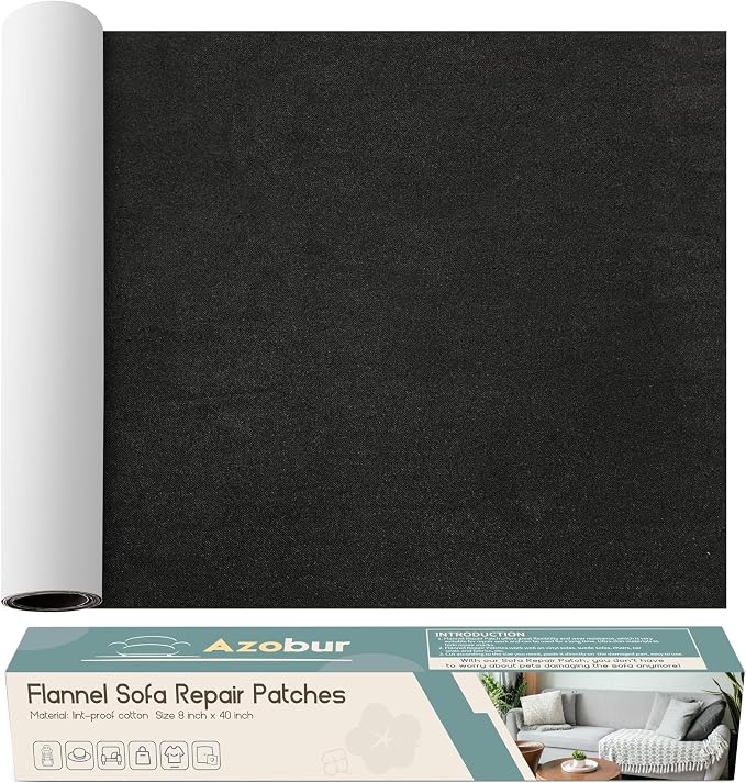 Velvet Repair Patch, Self-Adhesive Flannel Fabric Patch, Microfiber Patch，Can by Azobur