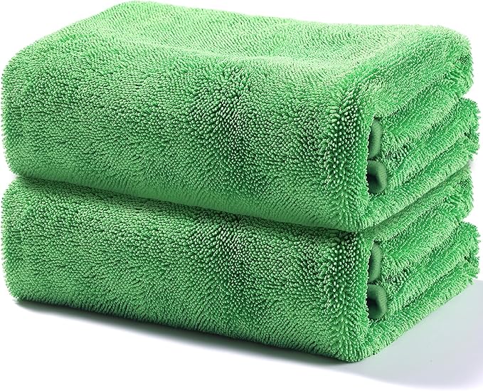 JOYMOOP Microfiber Towels for Cars, 2 Pack 63" x 29.5" Car Drying Towel by JOYMOOP