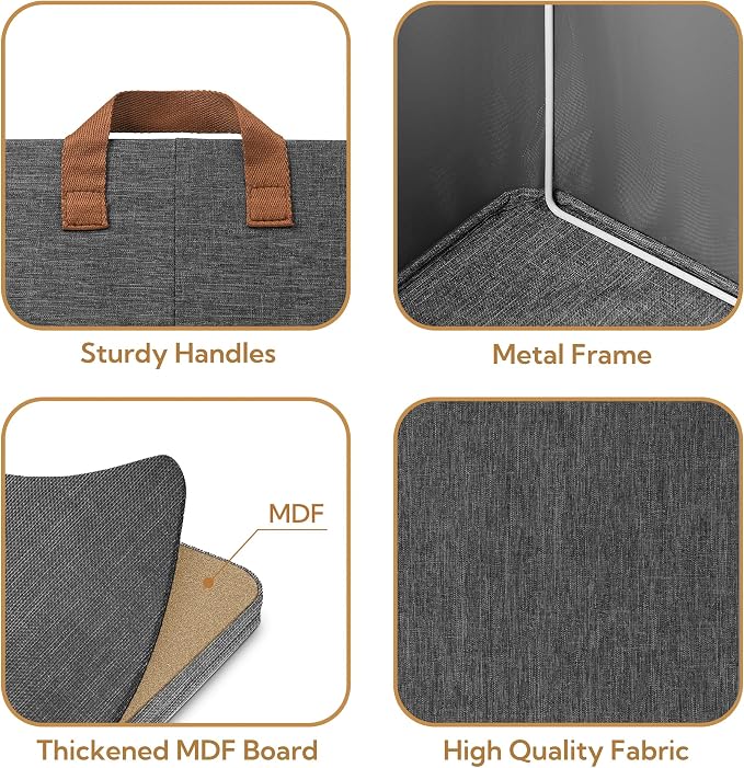 GRANNY SAYS Storage Baskets for Shelves, Closet Organizer Bins, Clothes Storage - Image 3