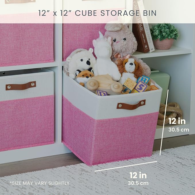 OrganiHaus 12x12 Fabric Storage Bins - Image 2