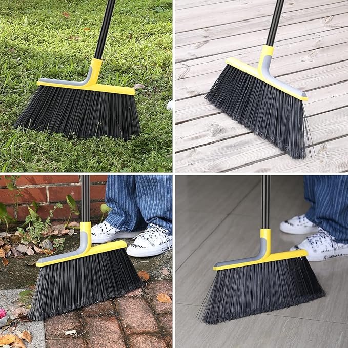 4 Packs Outdoor Broom for Floor Cleaning - Image 3