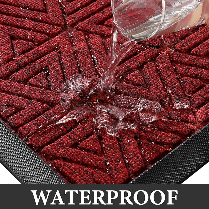 Yimobra Large Door Mat 36x24, All-Weather Waterproof Non-Slip Welcome Matt - Image 6
