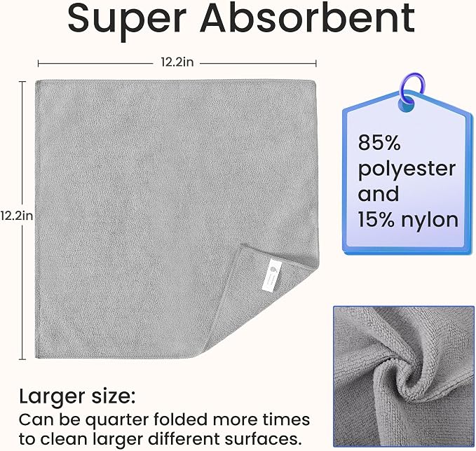 Microfiber Cleaning Cloths - Image 2