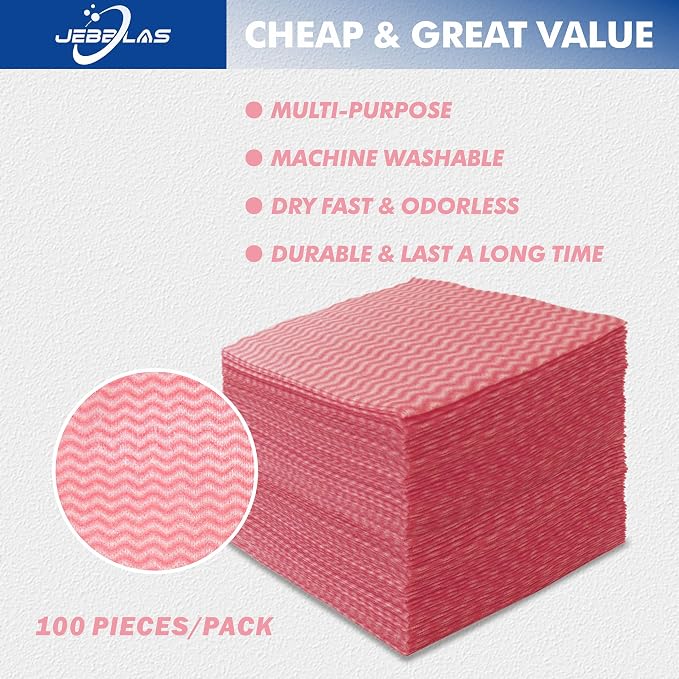 JEBBLAS Reusable Cleaning Cloths Handi Wipes Reusable Cloths Dry Cleaning - Image 3