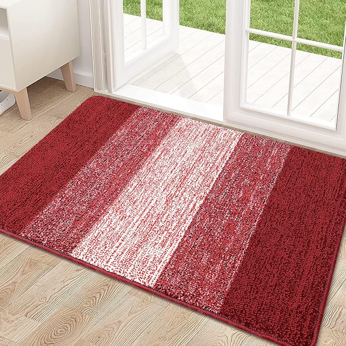 Kitinjoy Indoor Outdoor Door Mat, 32x20 Non-Slip Absorbent Dirt Trapper by Kitinjoy