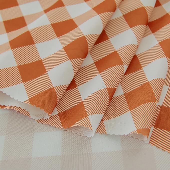 Waterproof Plaid Tablecloth Fabric - Image 2