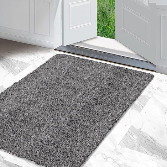 Premium Microfiber Indoor Door Mat – 36"x60" Washable Entry Mat, Waterproof by RugMast