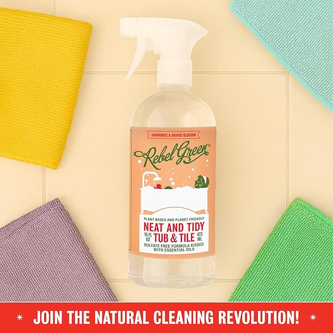 Rebel Green Neat and Tidy Tub & Tile Bathroom Cleaner Spray - Image 6