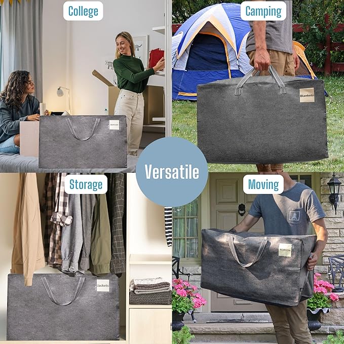 VENO 2 Pack Moving and Storage Bags, Heavy Duty, Alternative to Moving Boxes - Image 7