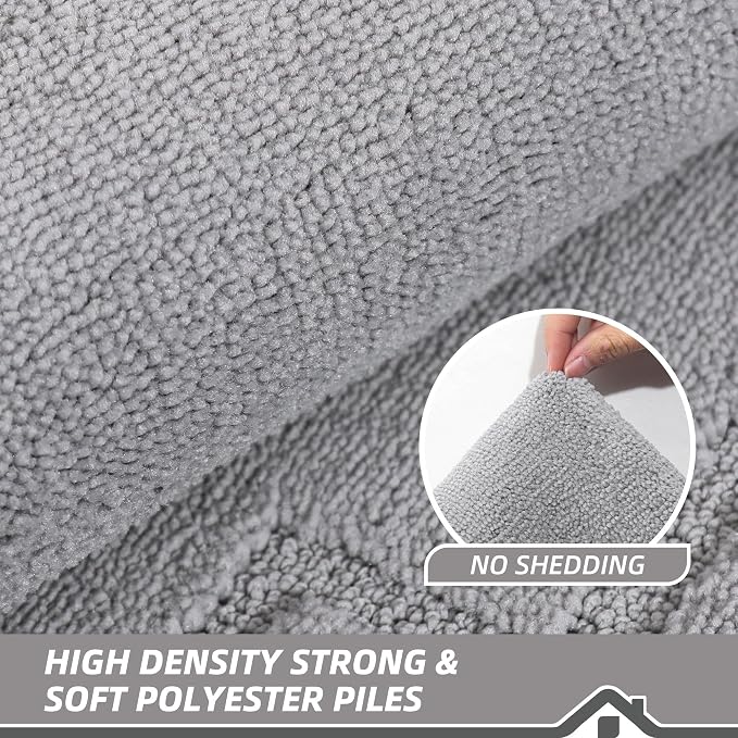 BEQHAUSE Door Mat 32" x 48", Non-Slip Door Mats Indoor Entryway Rugs Washable - Image 6