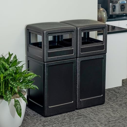 Commercial Zone-73290199 PolyTec 42 Gallon Square Waste Container - Image 4