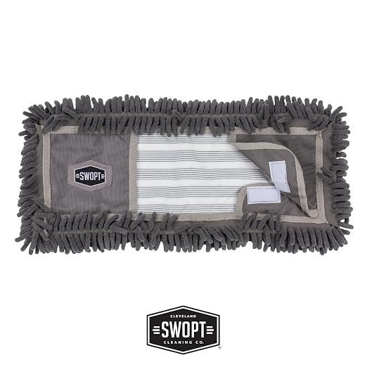 SWOPT 18” Microfiber Dust Mop Refill – Cleaning Pad - Image 3
