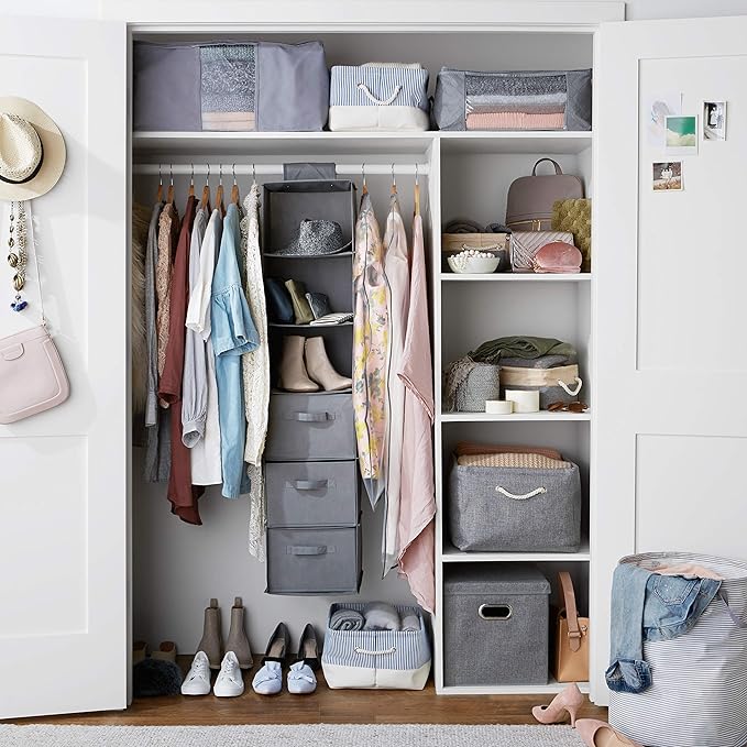 Amazon Basics 6-Tier Hanging Shelf Closet Storage Organizer - Image 6