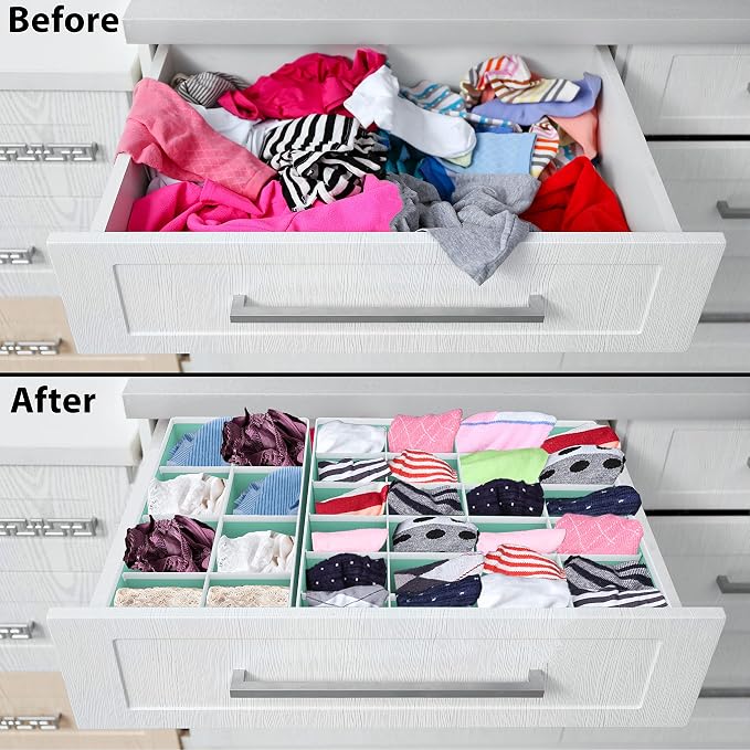 Simple Houseware 4-Pack Drawer Organizer Set - Image 3